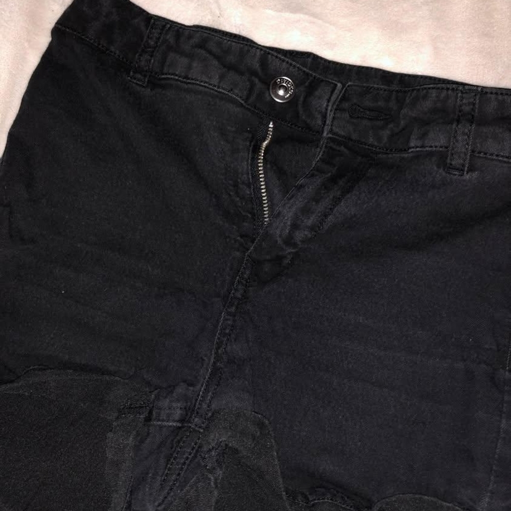 H&M Black Denim Shorts